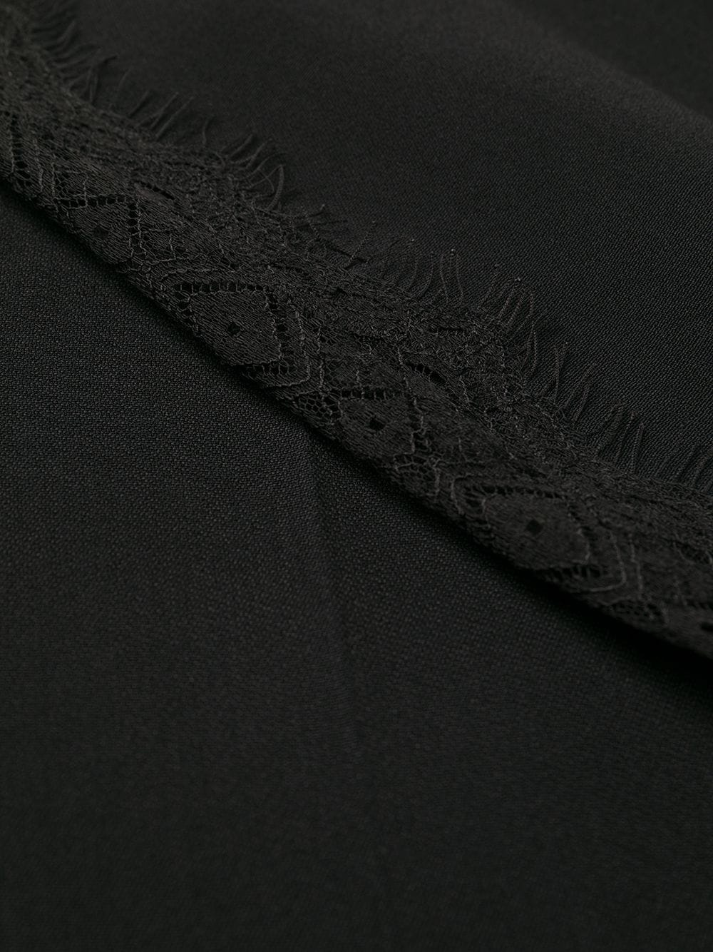 lace cut-out tapered trousers - 6