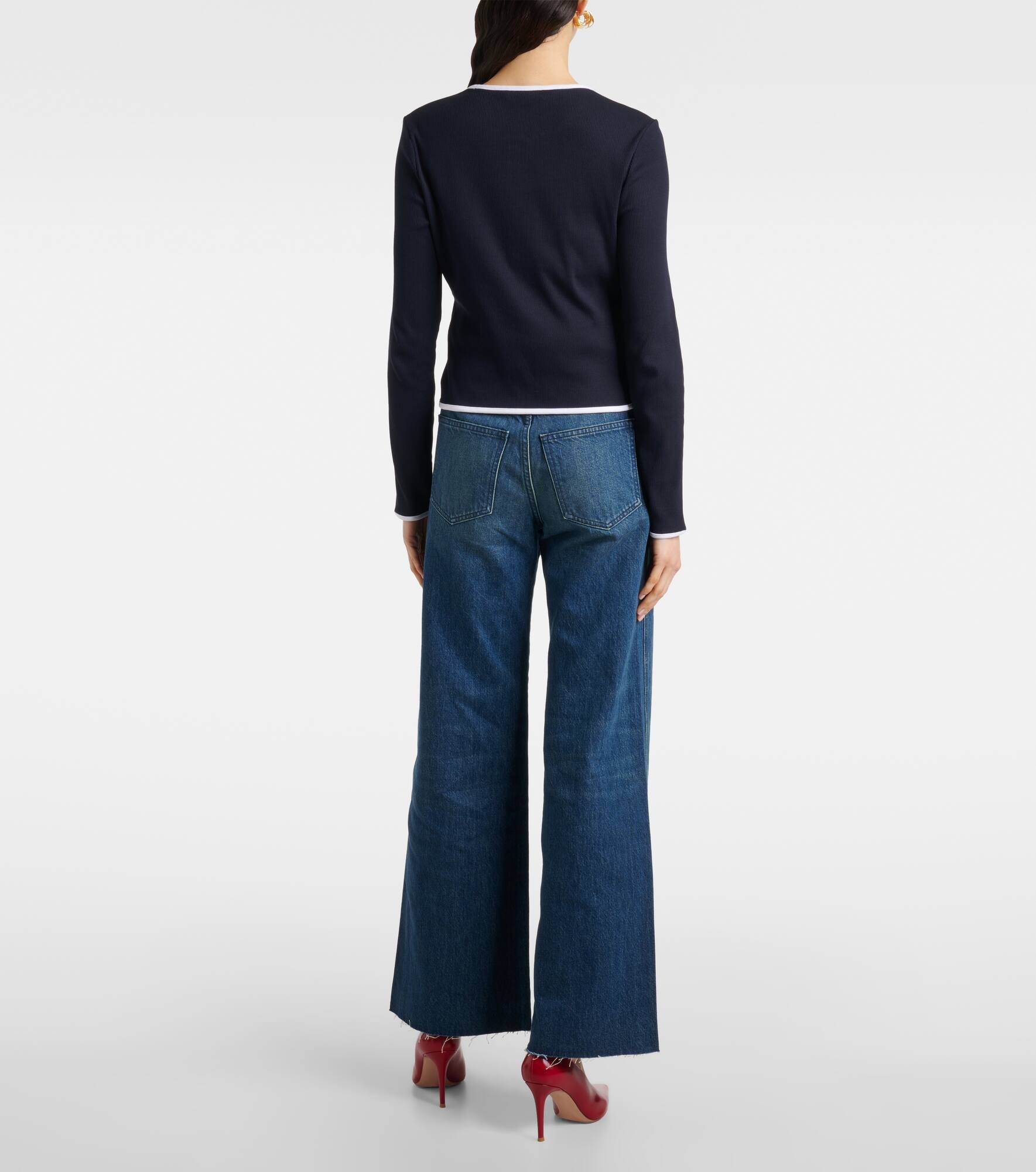 Wilmer cotton-blend cardigan - 3