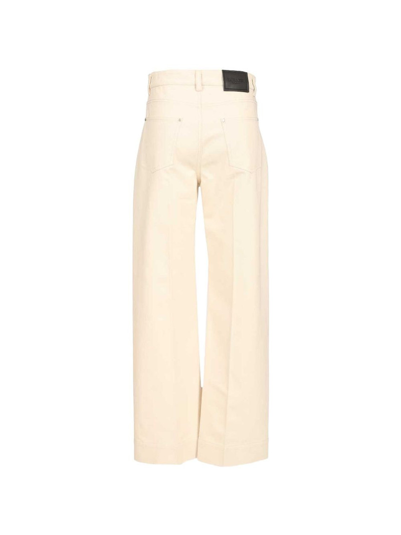 DURAZZI MILANO panelled wide-leg jeans outlook