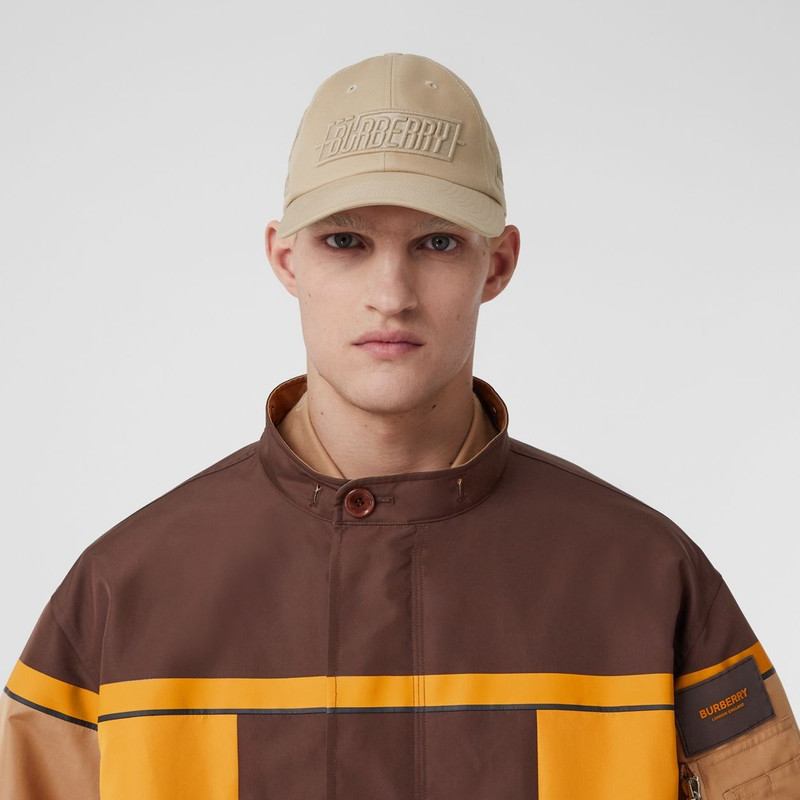 Colour Block Oversized Parka with Detachable Warmer 3