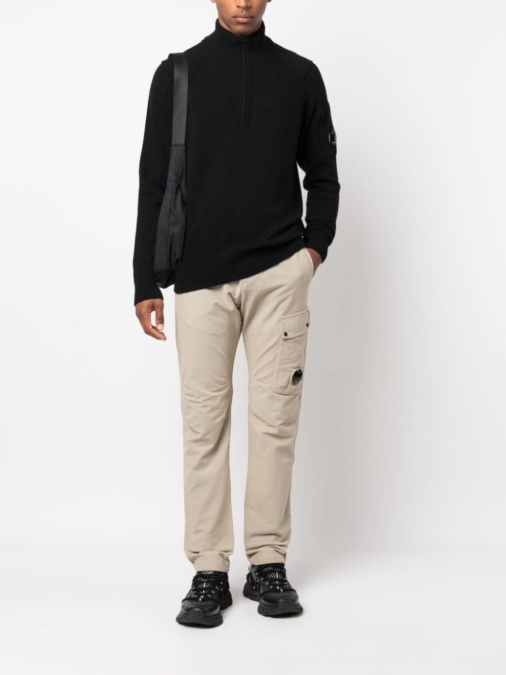 Ottoman Lens-patch cargo trousers - 2