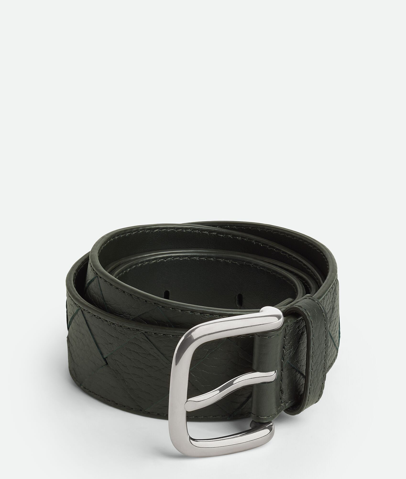 Intrecciato Taurillon Belt - 3
