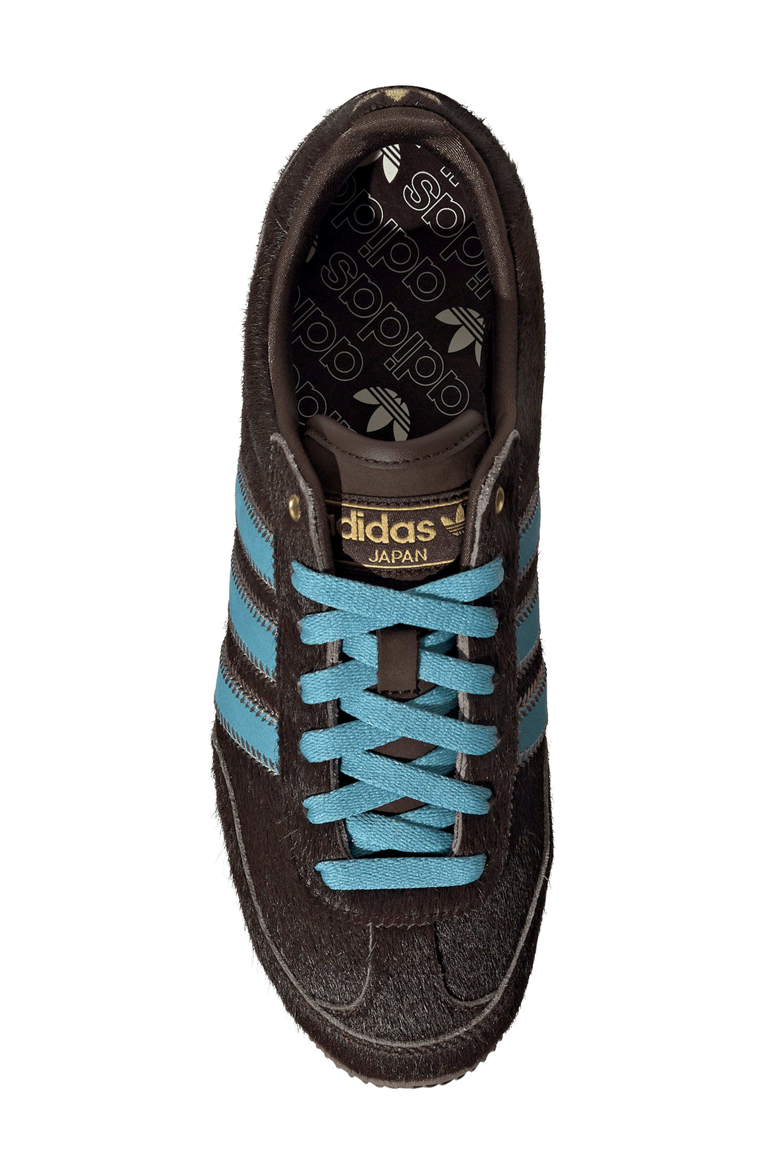 adidas Japan Low Top Sneaker in Dark Brown/Blue/Brown at Nordstrom - 4