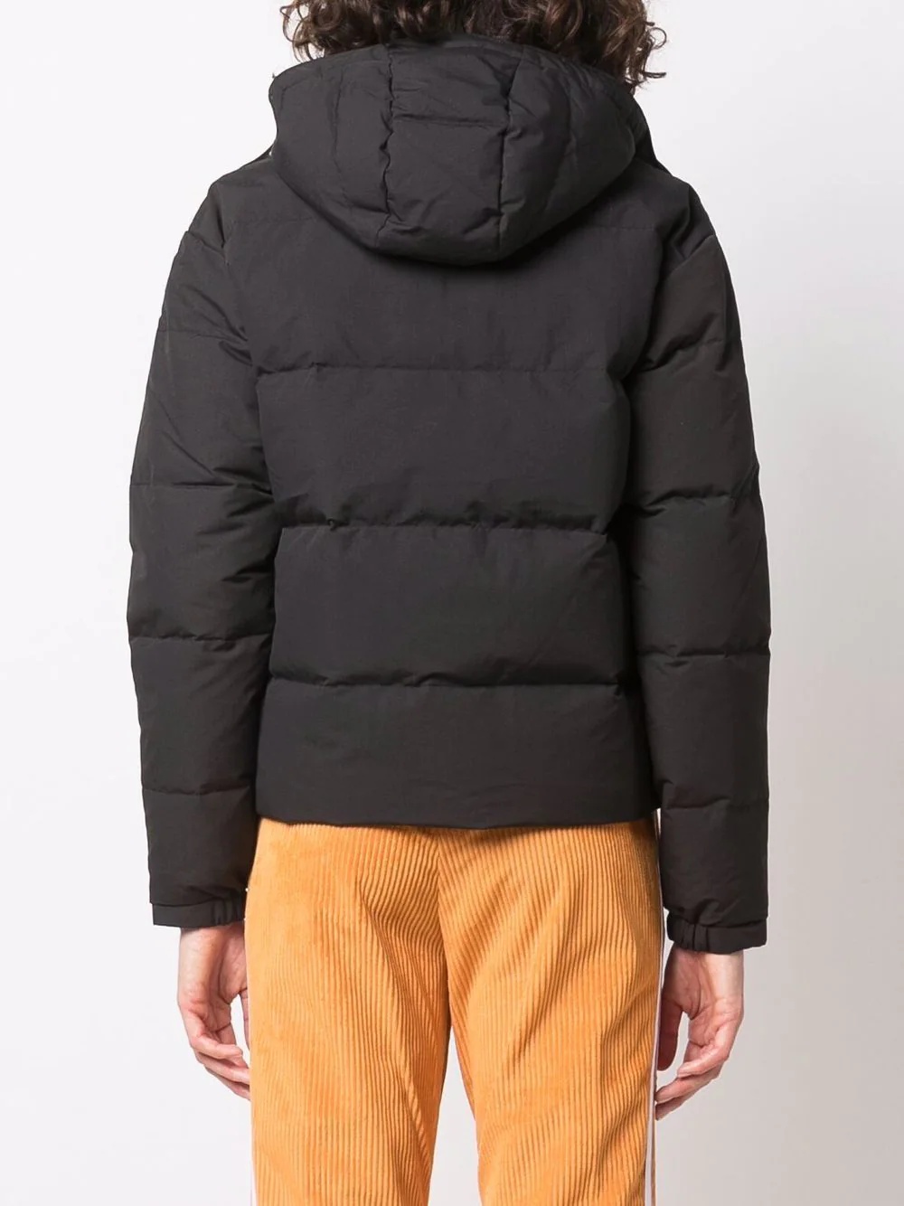 padded logo jacket - 4