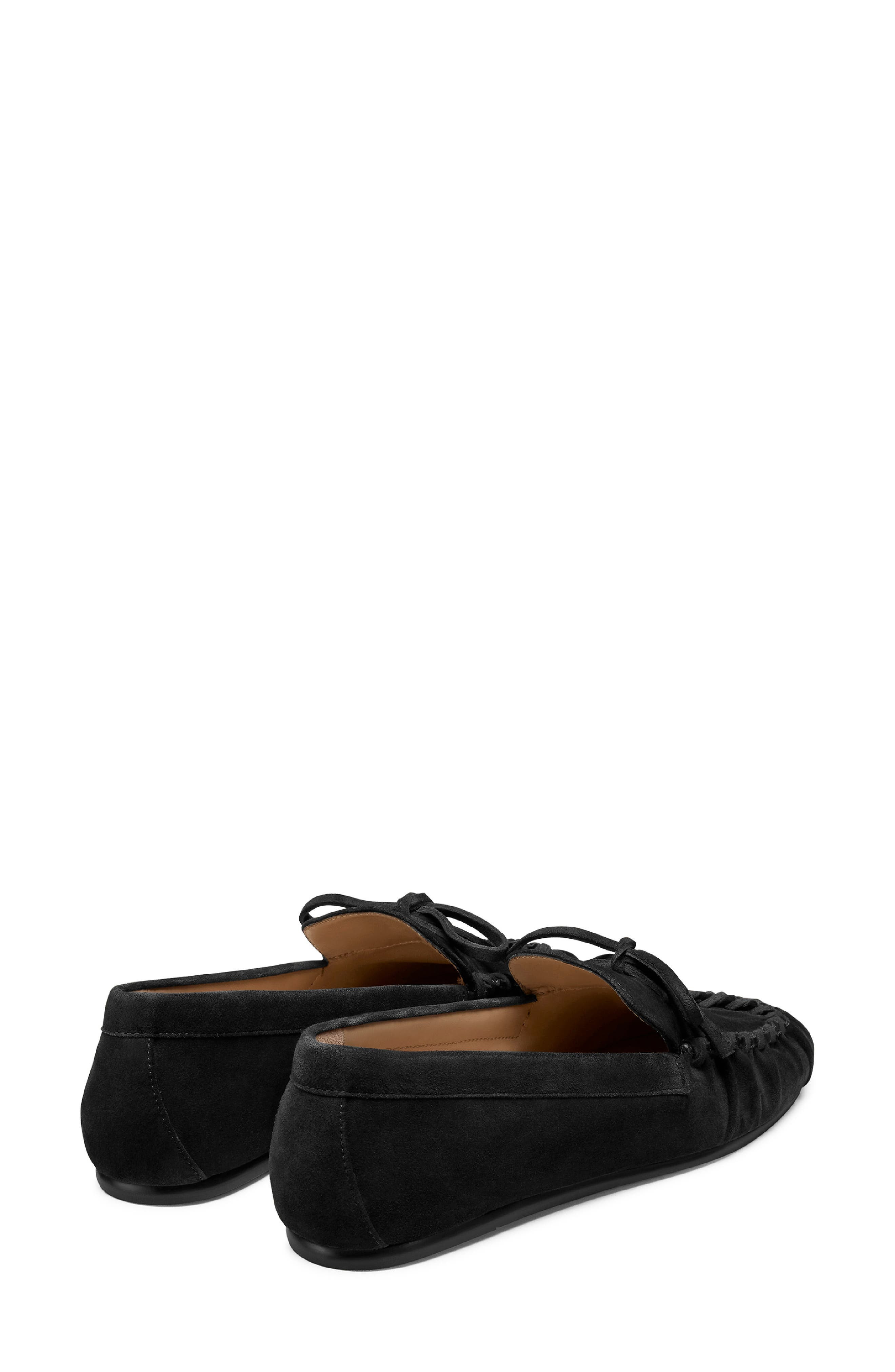 Stuart Weitzman Britt Bow Loafer in Black at Nordstrom - 4