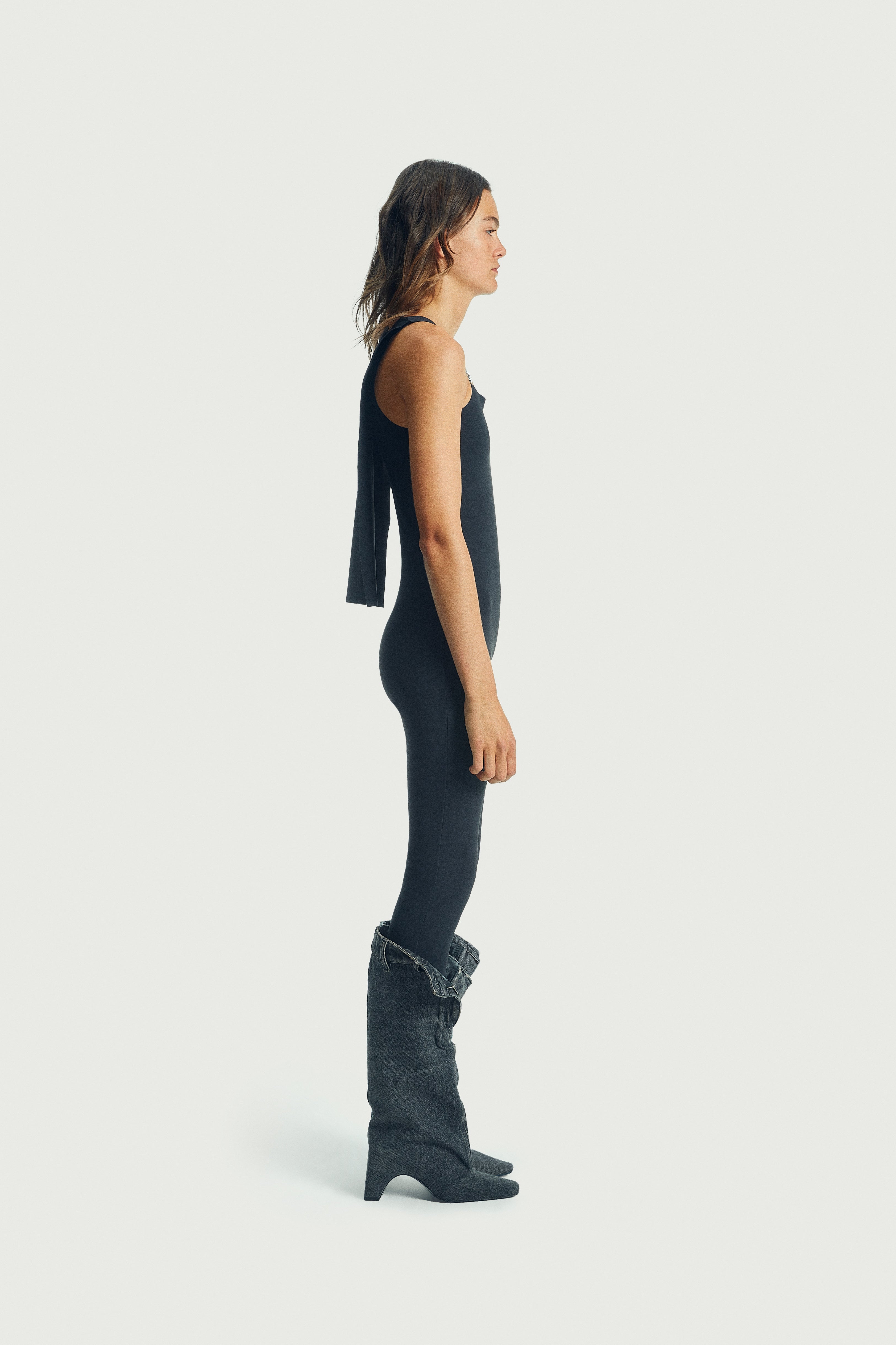 Cape Cut Out Jumpsuit - 3