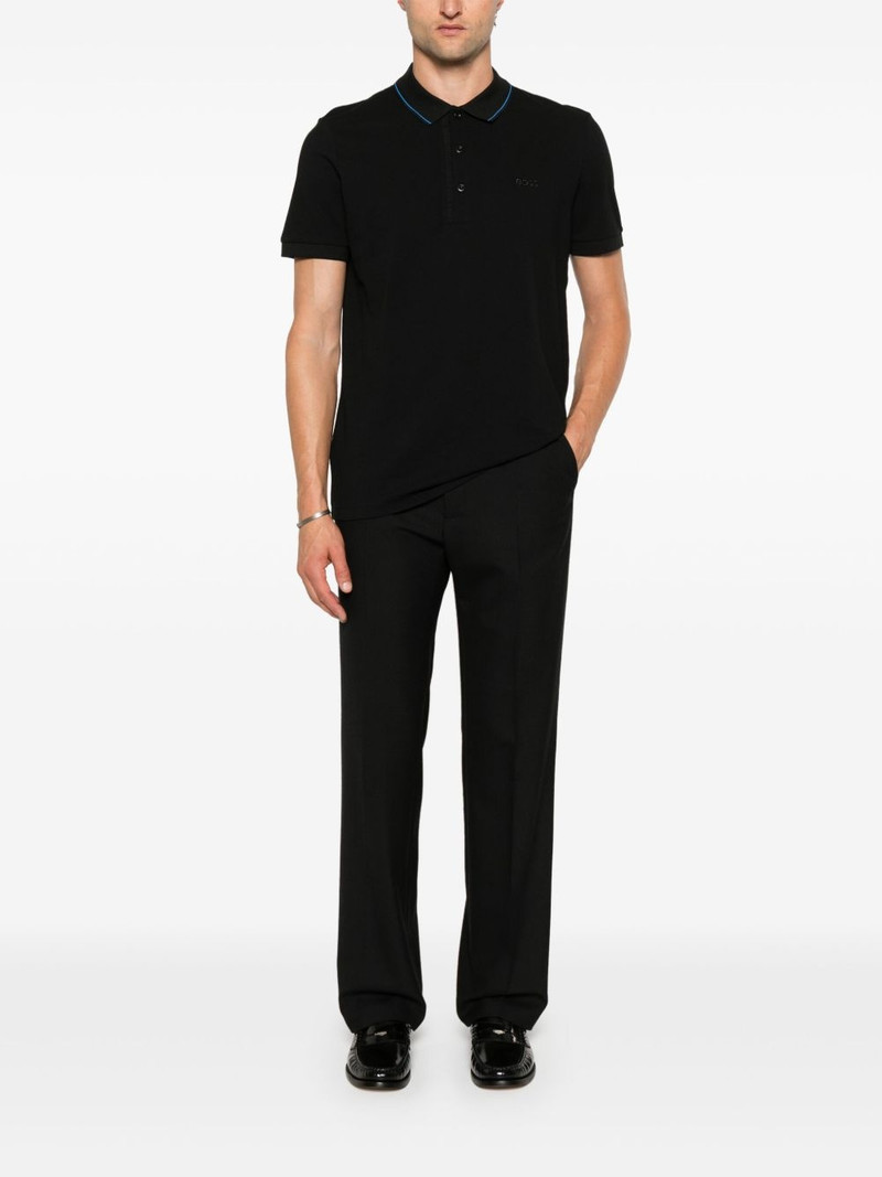 BOSS logo-embroidered polo shirt outlook