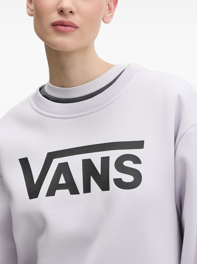 Classic V logo-print sweatshirt 4