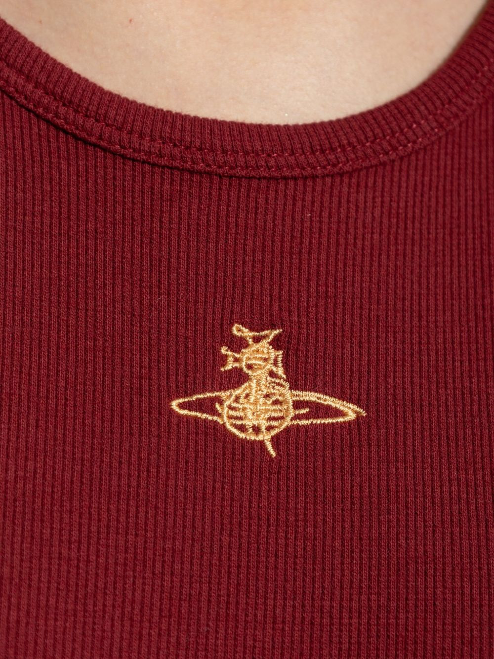 Orb-embellished ribbed bodysuit - 5