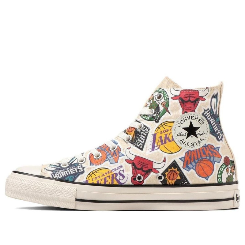 Converse All Star x NBA Hi 'Off White Multi-color' 31309400 - 1