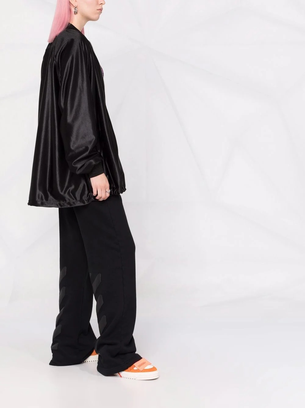 logo-lettering jacket - 6