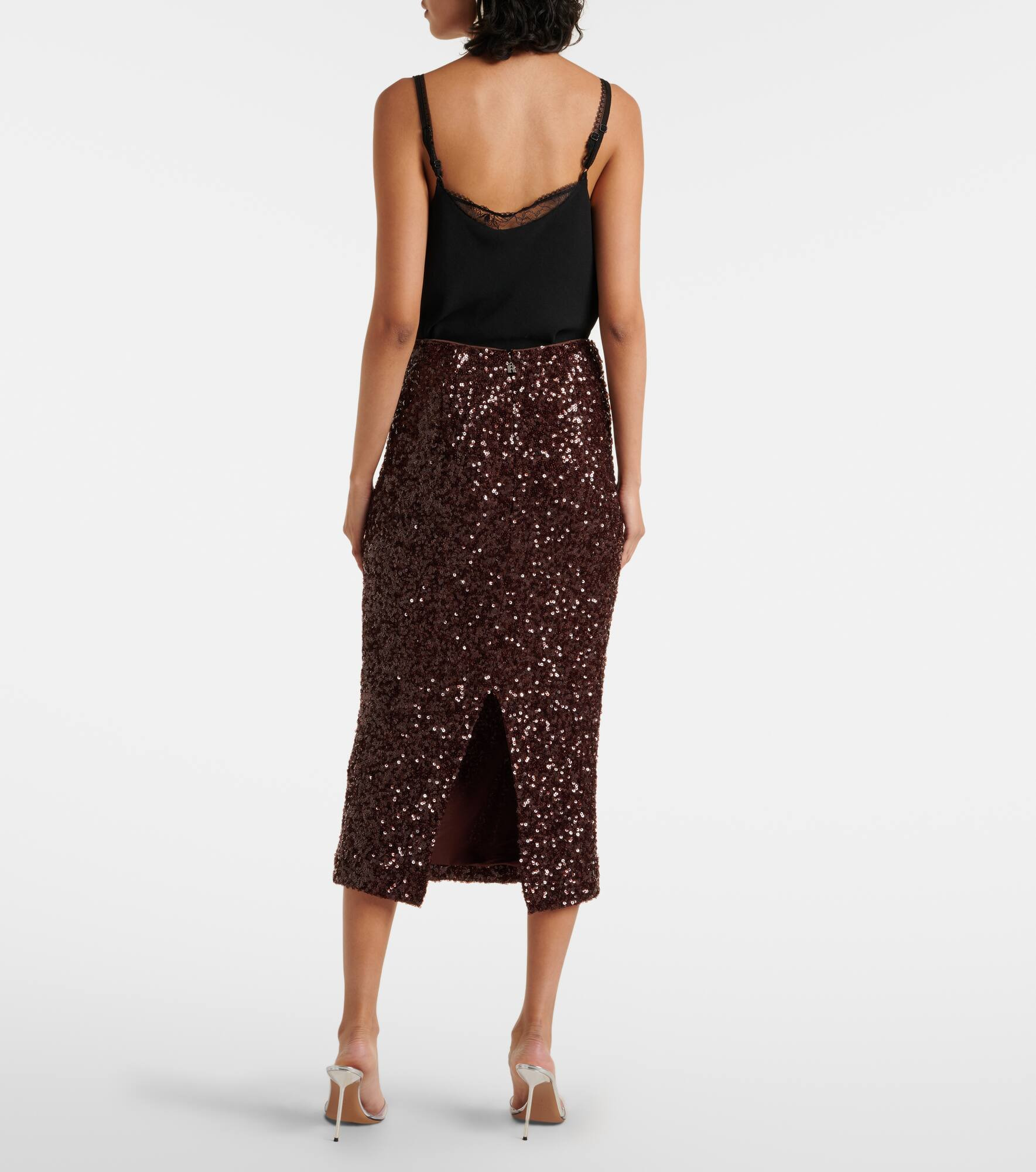 Sequined midi dress - 3