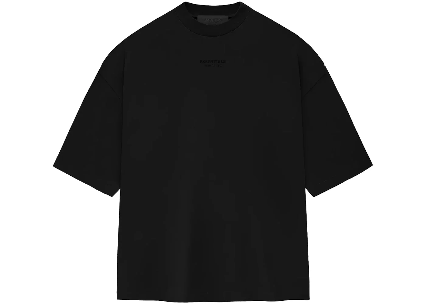 Fear of God Essentials Small Logo Tee Jet Black - 1