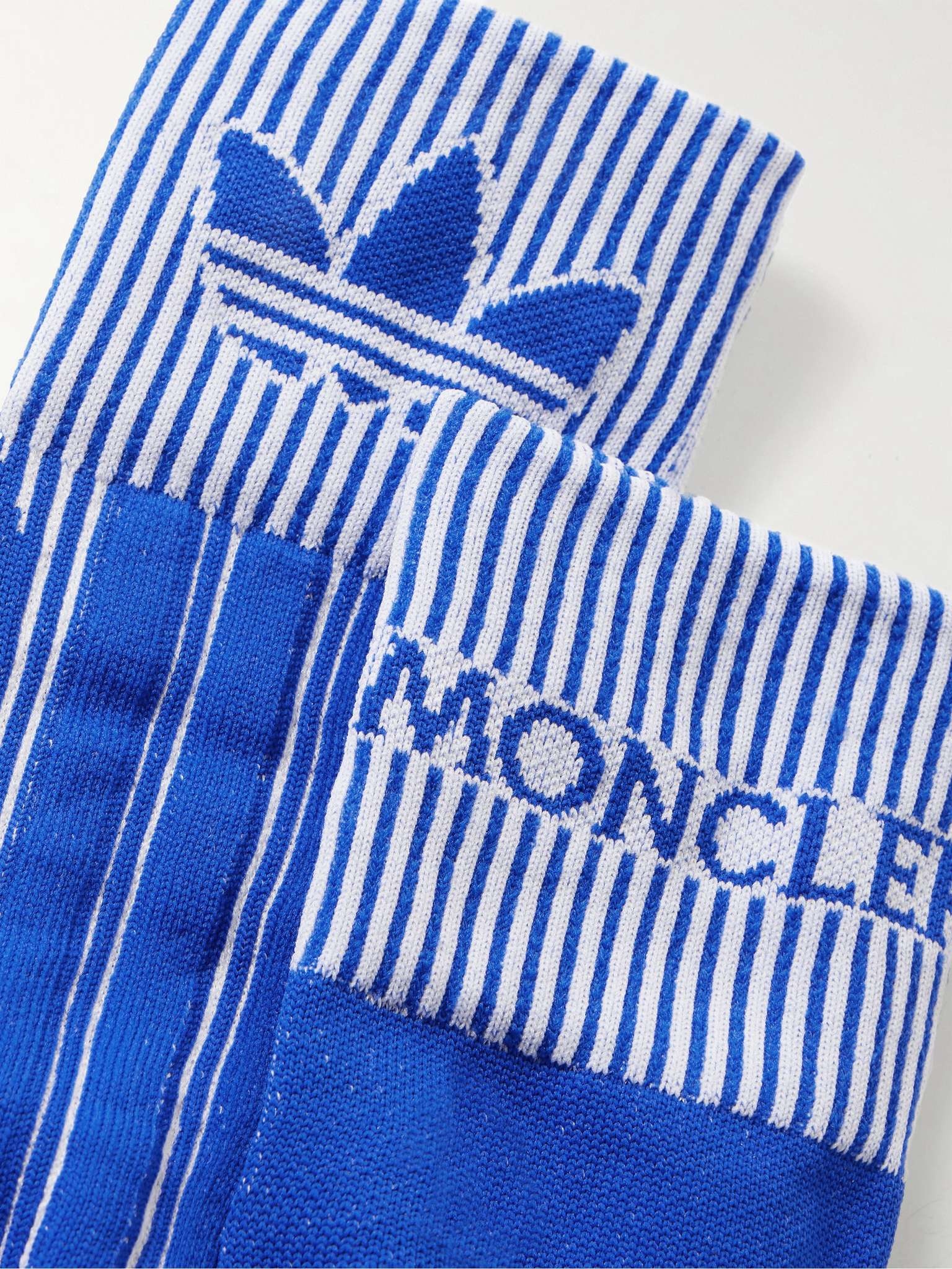 + adidas Originals Logo-Jacquard Ribbed Recycled Stretch-Knit Socks - 2