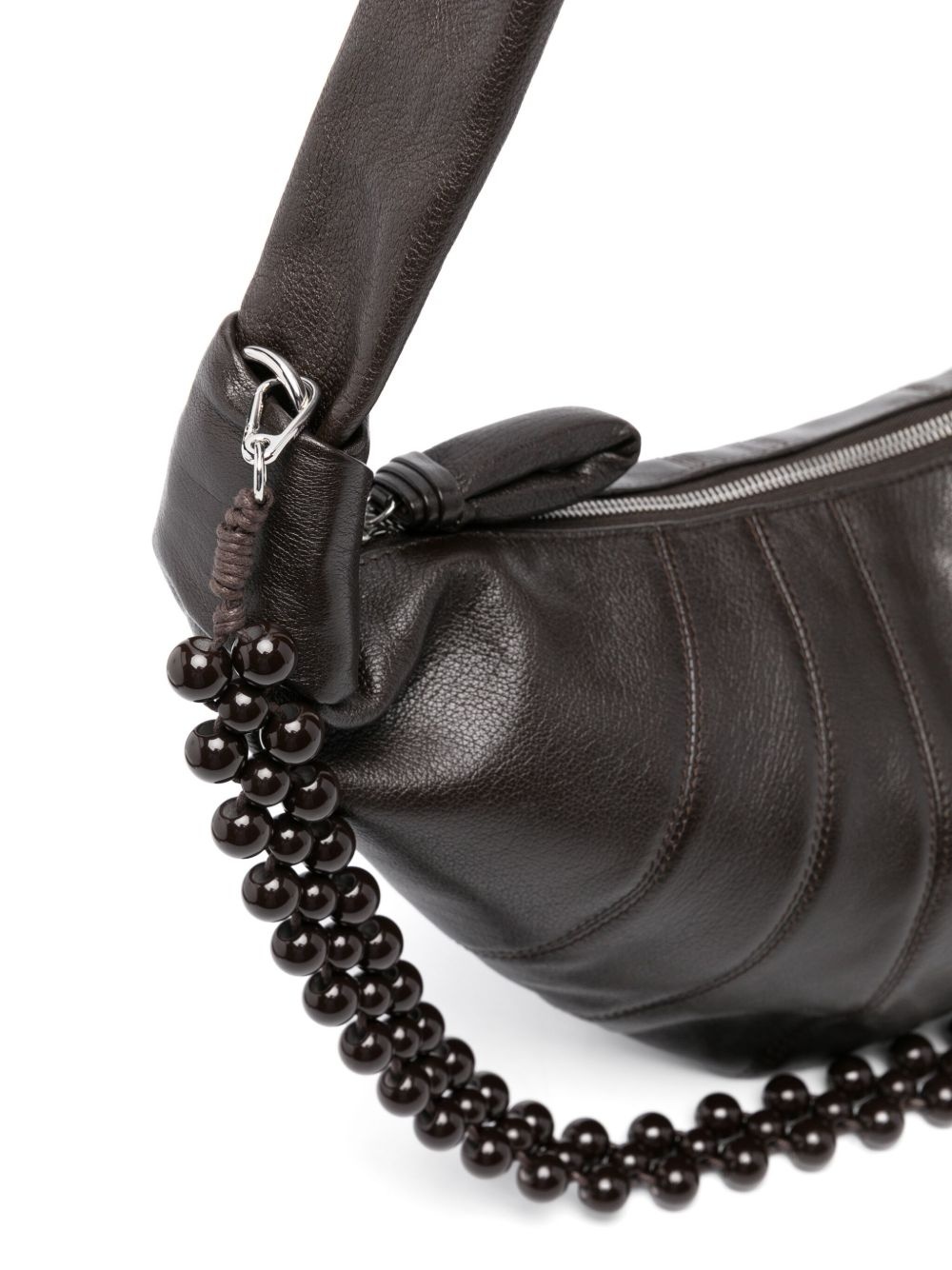 medium Pearls Croissant shoulder bag - 4