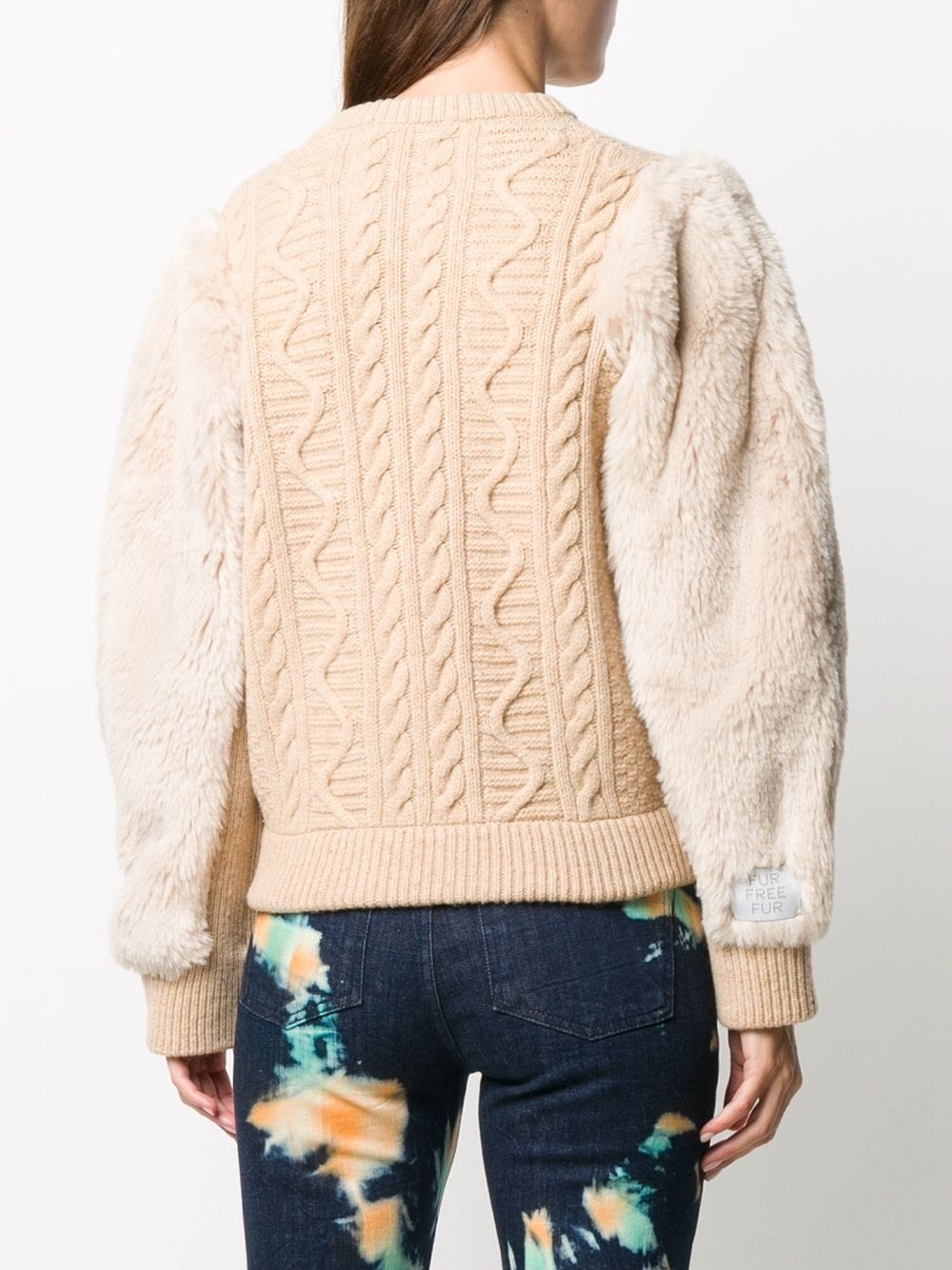 cable-knit zipped cardigan - 4