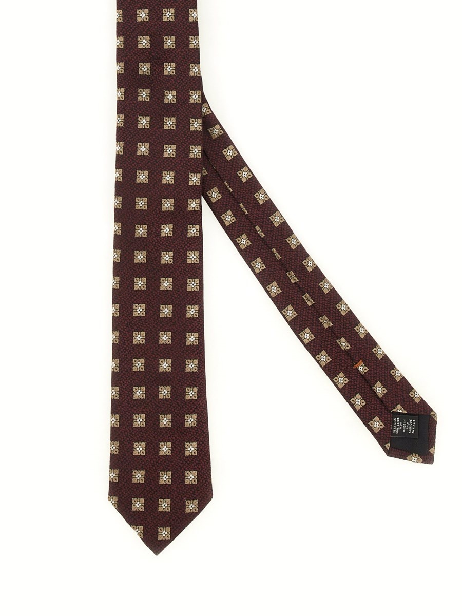 SILK JACQUARD TIE - 2