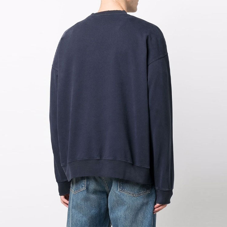 Balenciaga Est. 1917 College Logo Print Crewneck Sweatshirt 'Navy' 676629TLV908067 - 3
