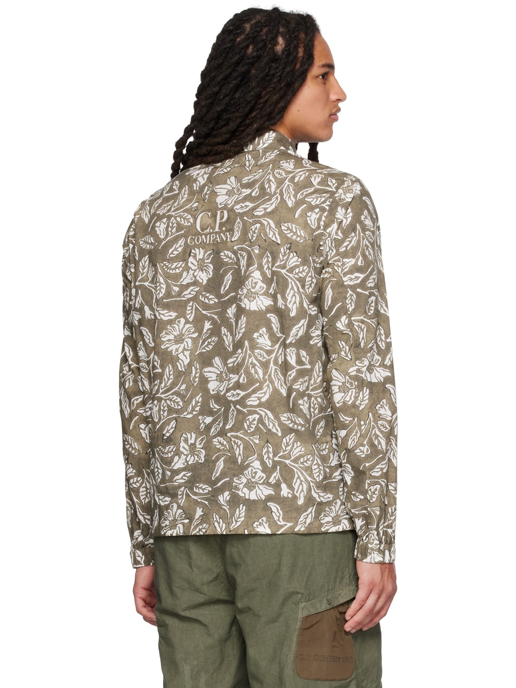 Khaki Floral Shirt - 3