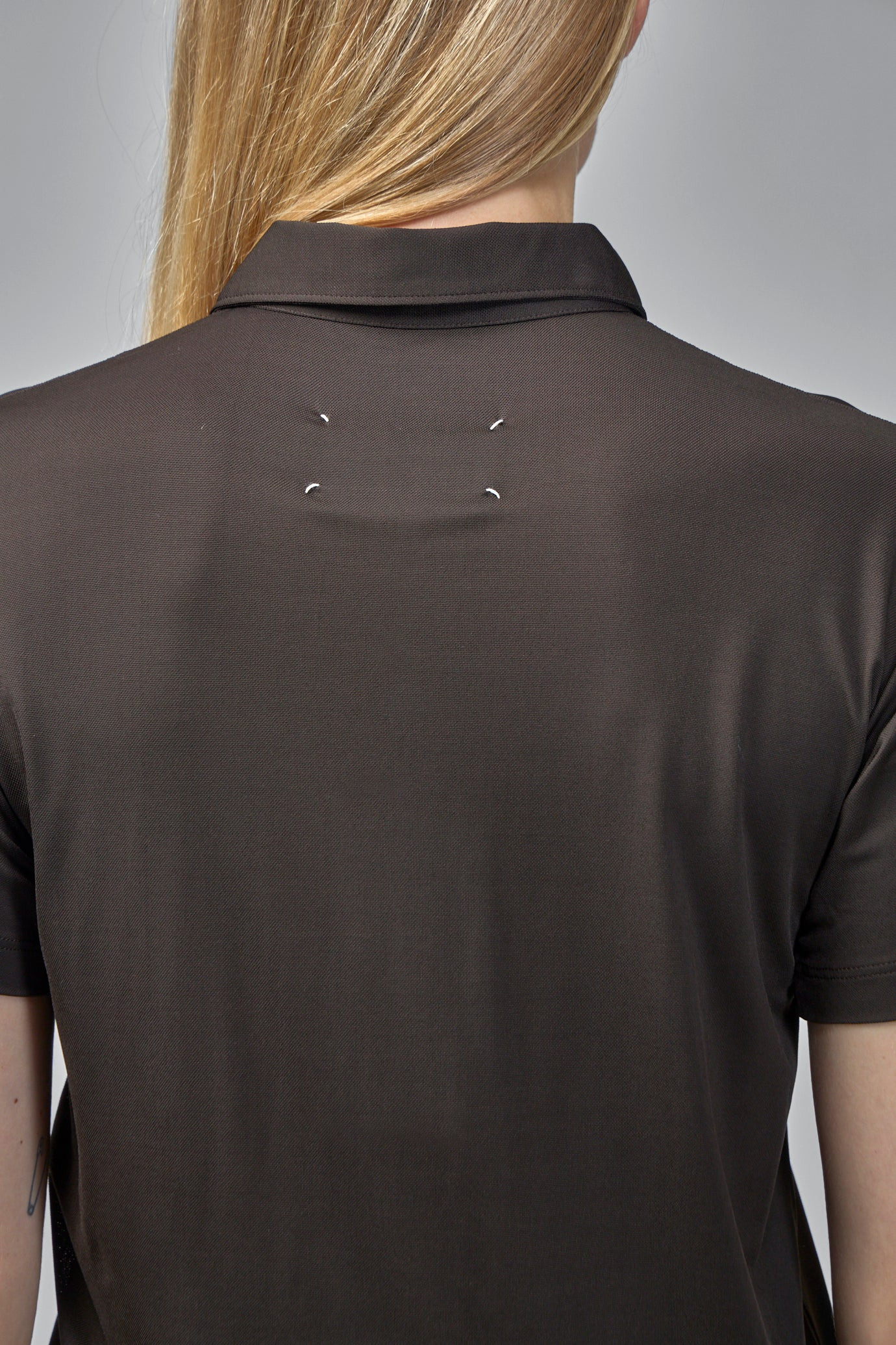 Short Sleeved Buttoned Polo Shirt - 5