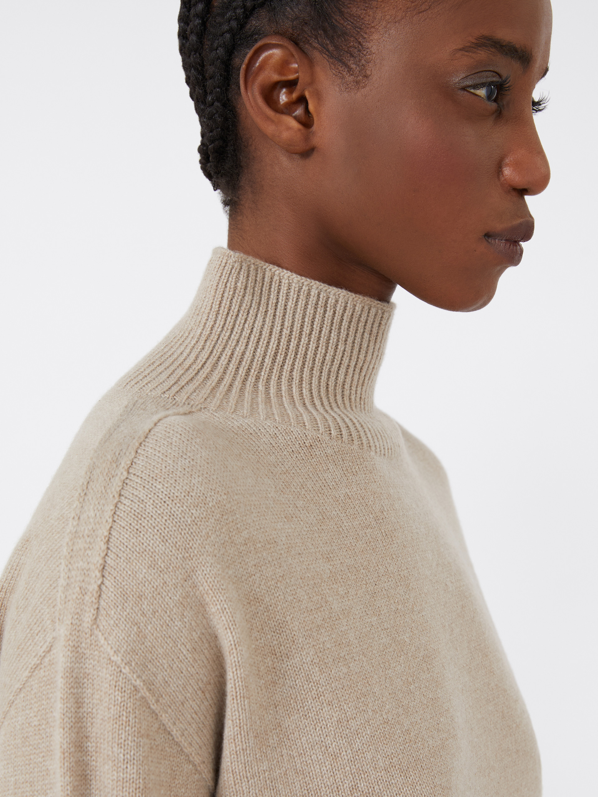 QUERCIA Cashmere polo-neck sweater - 5