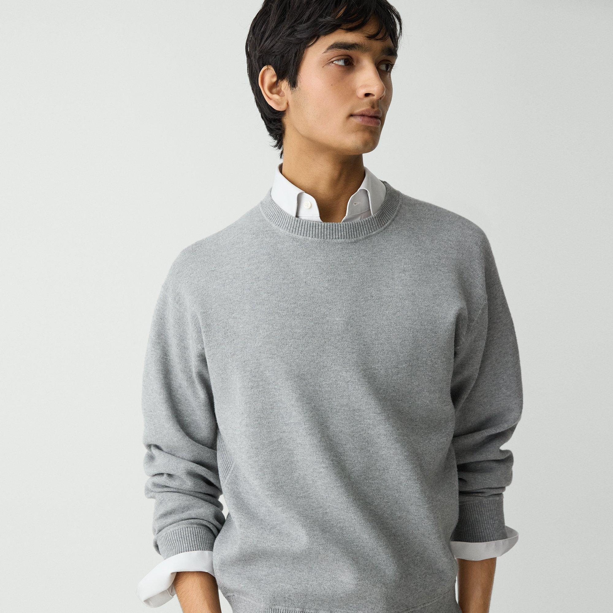 Relaxed Crewneck Sweatshirt in Light Bilen - 5