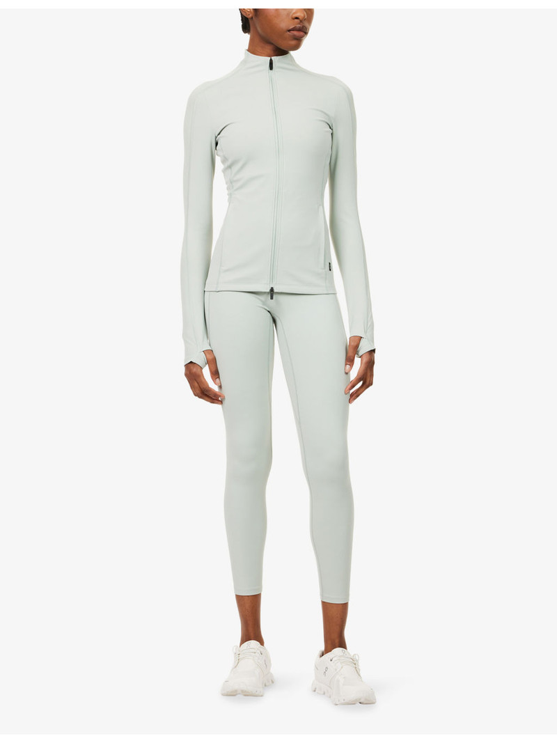 On Studio Brand-Print Workout Leggings outlook