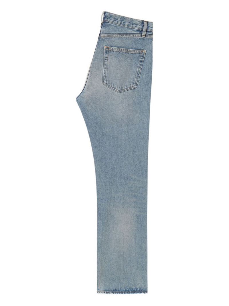 FRAME x Sotheby's frayed jeans outlook