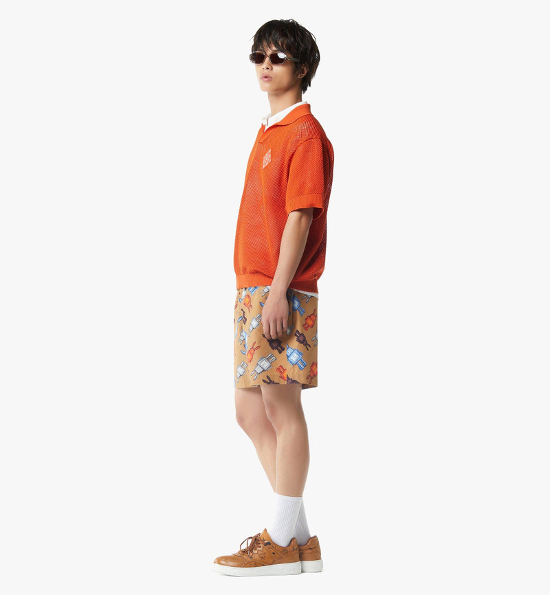 Visetos Patch Mesh Knit Polo 4