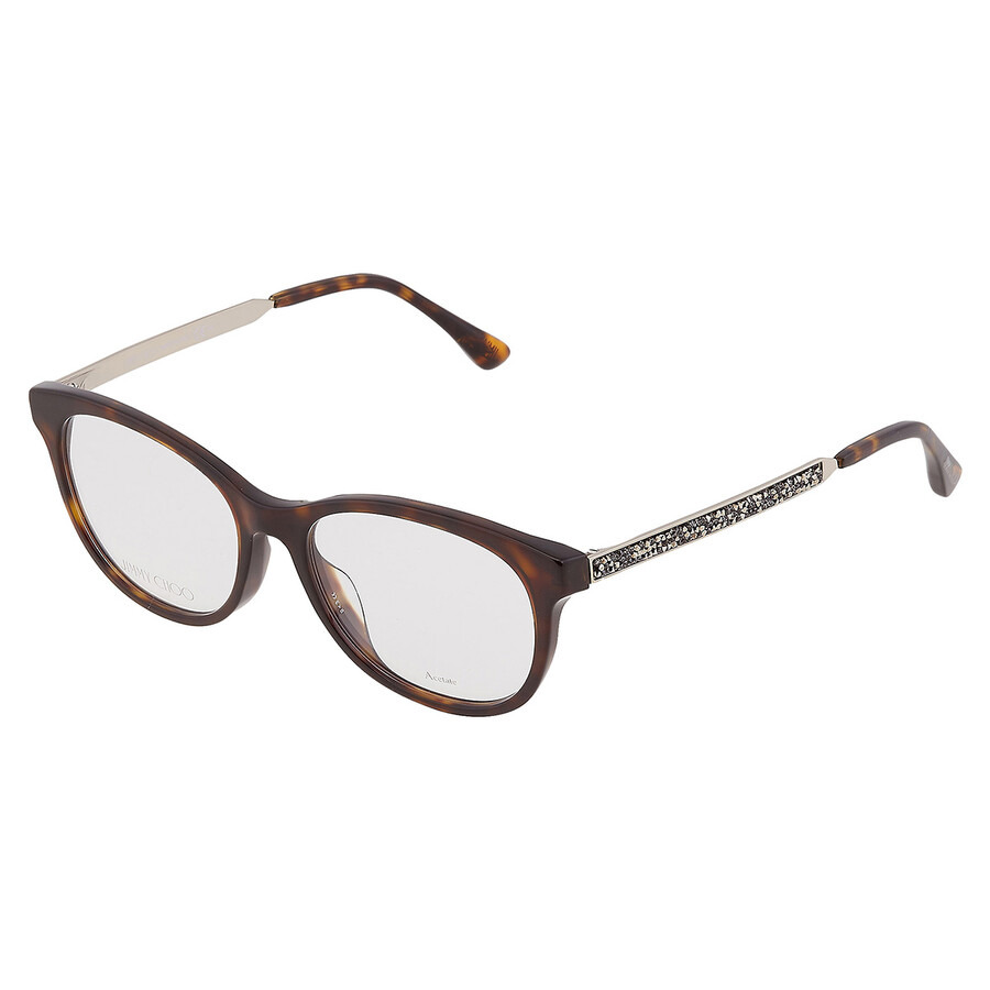 Jimmy Choo Demo Oval Ladies Eyeglasses JC202 0086 52 - 4