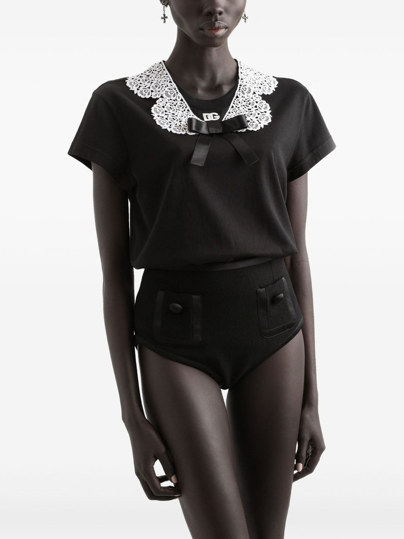 lace-trim blouse 4