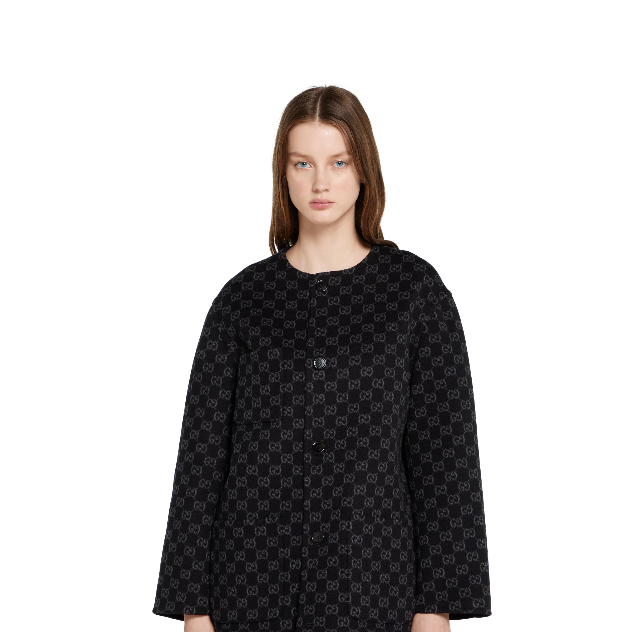 Reversible wool silk jacket - 6