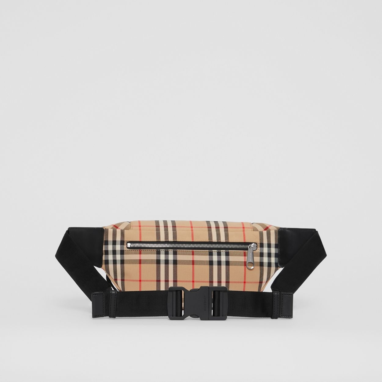 Medium Vintage Check Bonded Cotton Bum Bag - 10