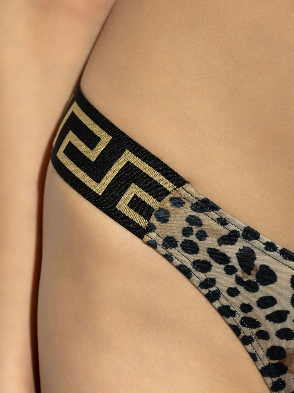 leopard-print bikini bottoms - 5