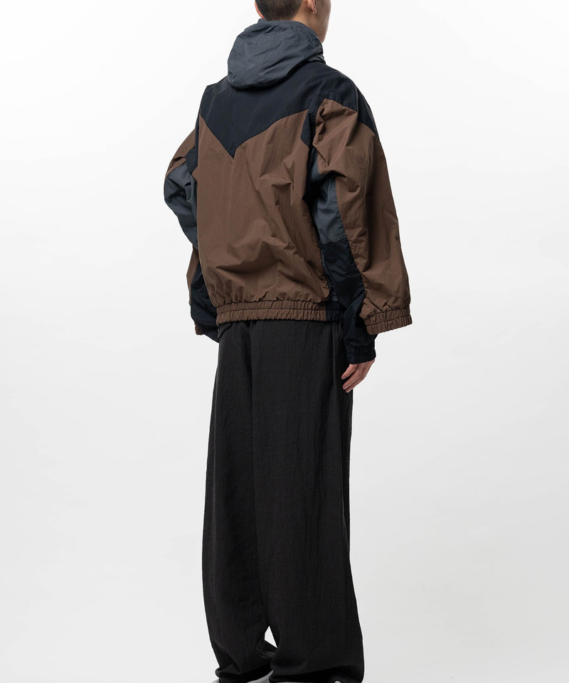 Double Sleeve Big Zip Nylon Jacket 5