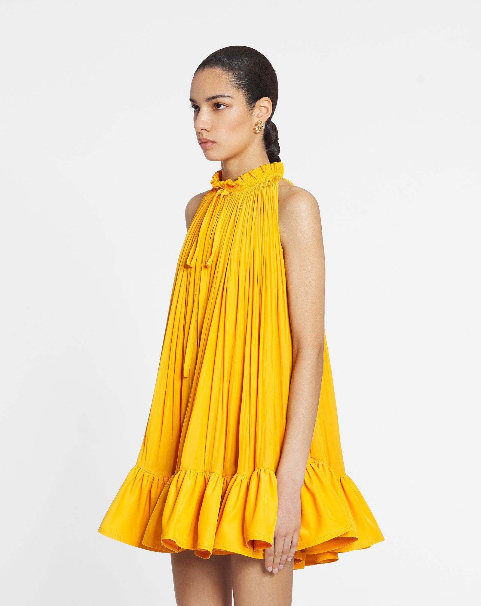 SHORT DRESS WITH RUFFLES - 3