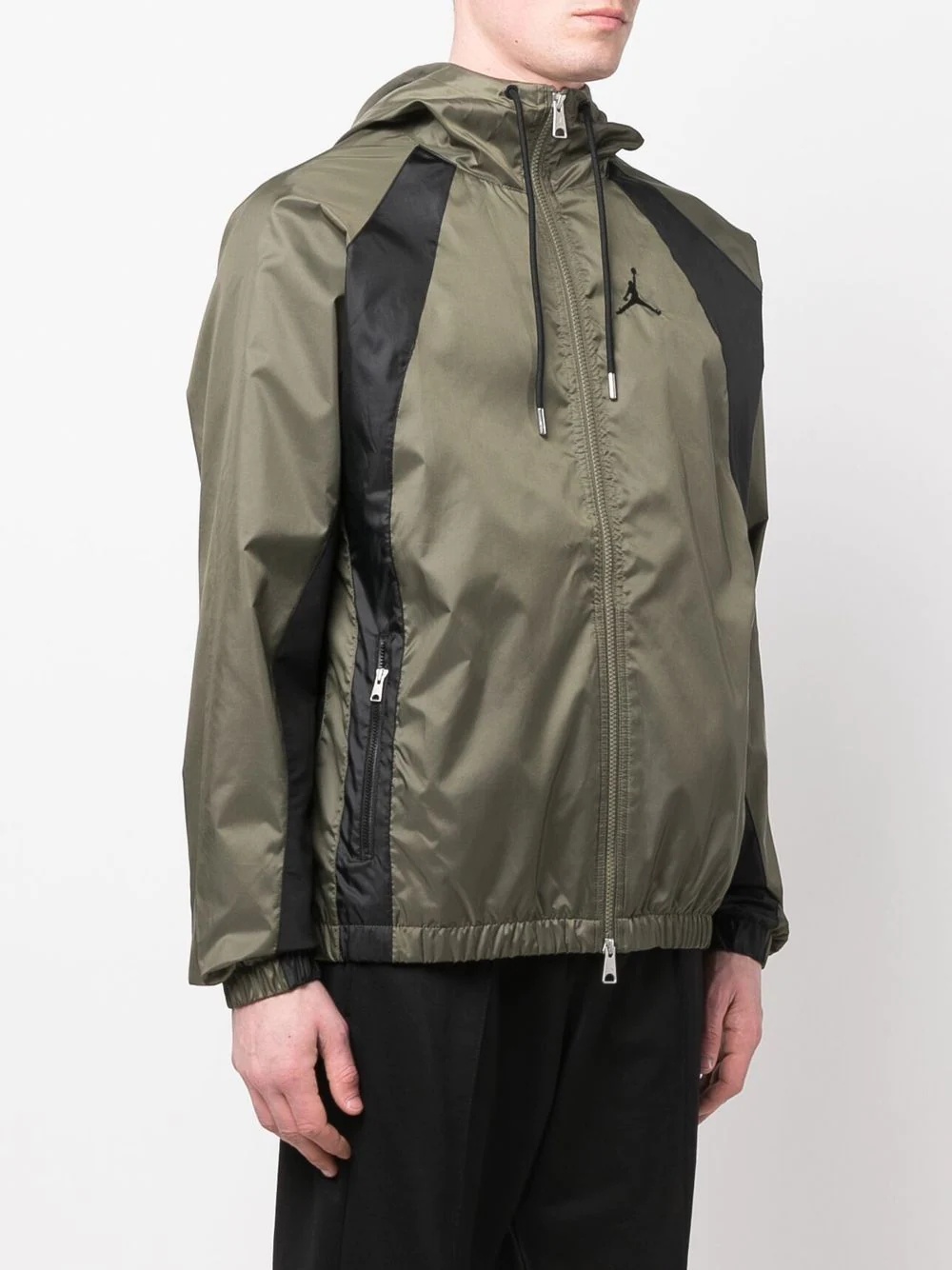 contrasting-panel detail jacket - 3