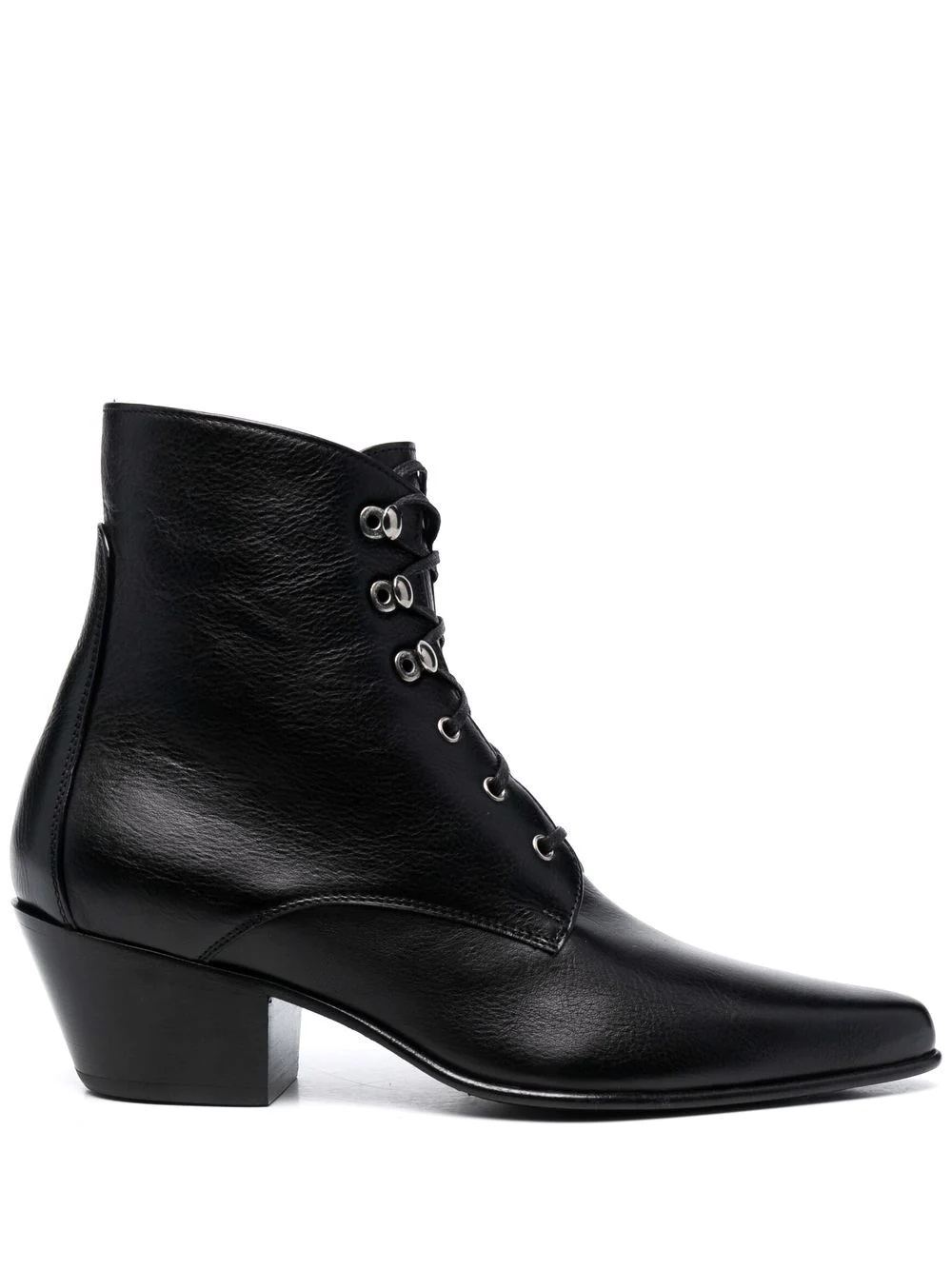 lace-up leather boots - 1
