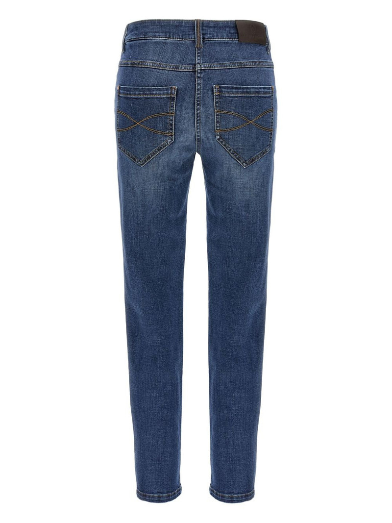 Brunello Cucinelli Monile five-pocket jeans outlook