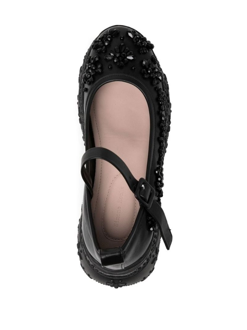 Turbo applique flatform ballerinas 4