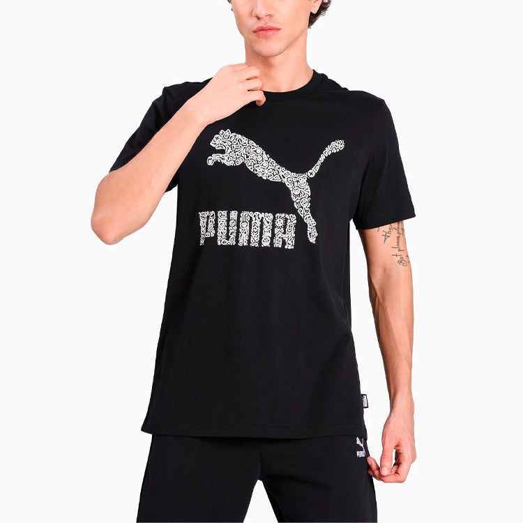 PUMA x Mr Doodle T-Shirt 'Black White' 598641-01 - 4