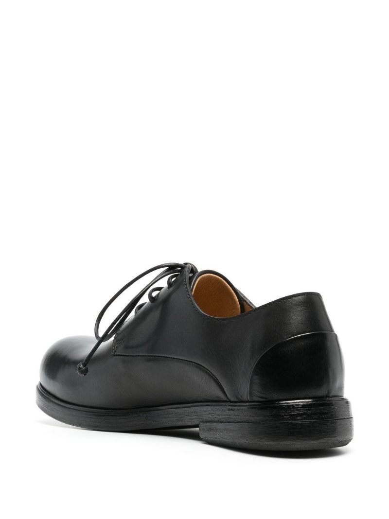 lace-up leather loafers - 3