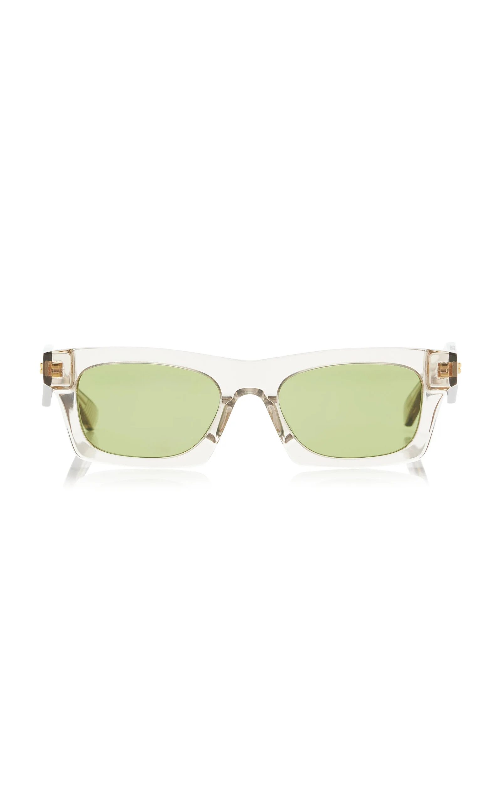 Square-Frame Acetate Sunglasses ivory - 1