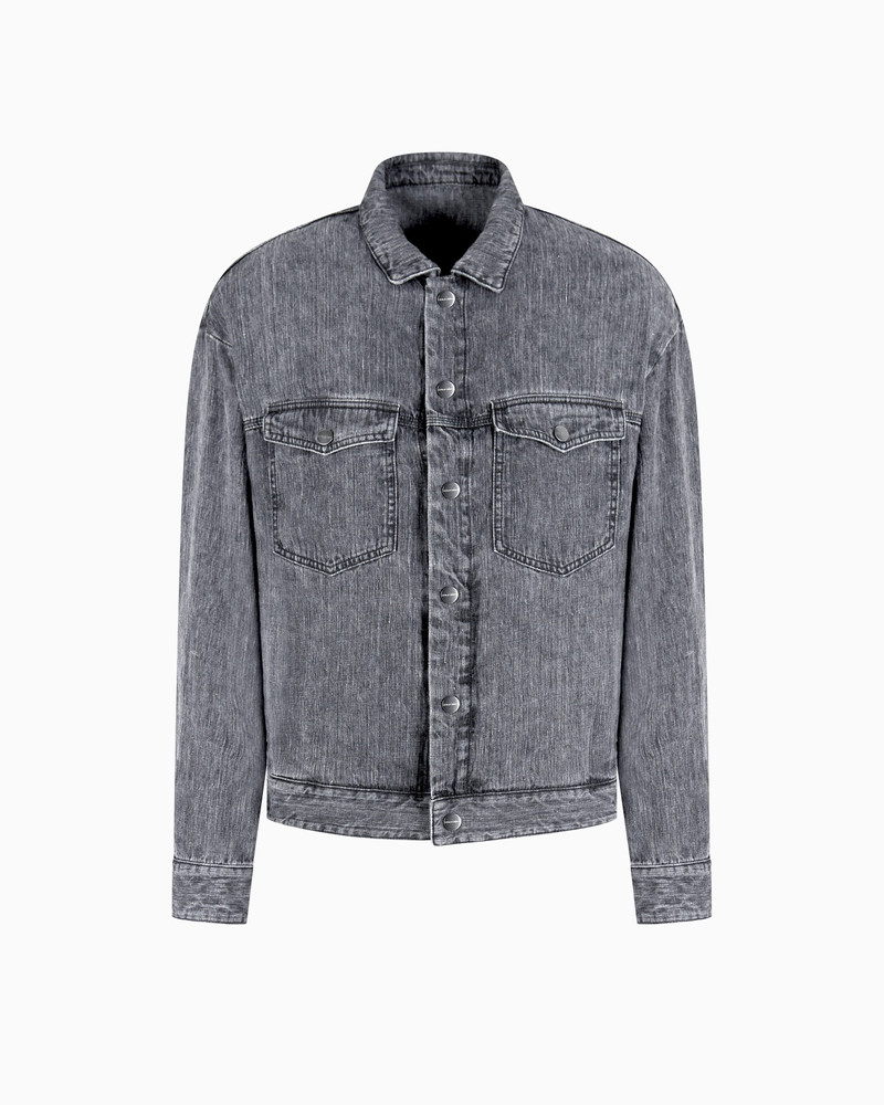 DENIM COLLECTION LINEN BLOUSON 1
