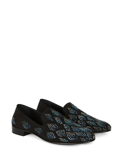 Giuseppe Zanotti Seymour embellished loafers outlook