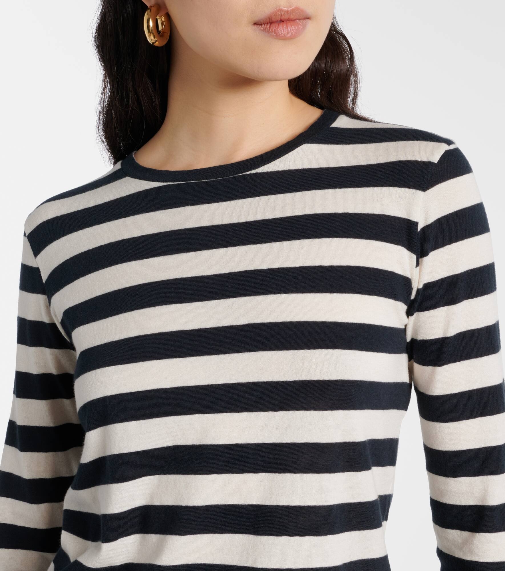 Striped cotton jersey T-shirt - 4