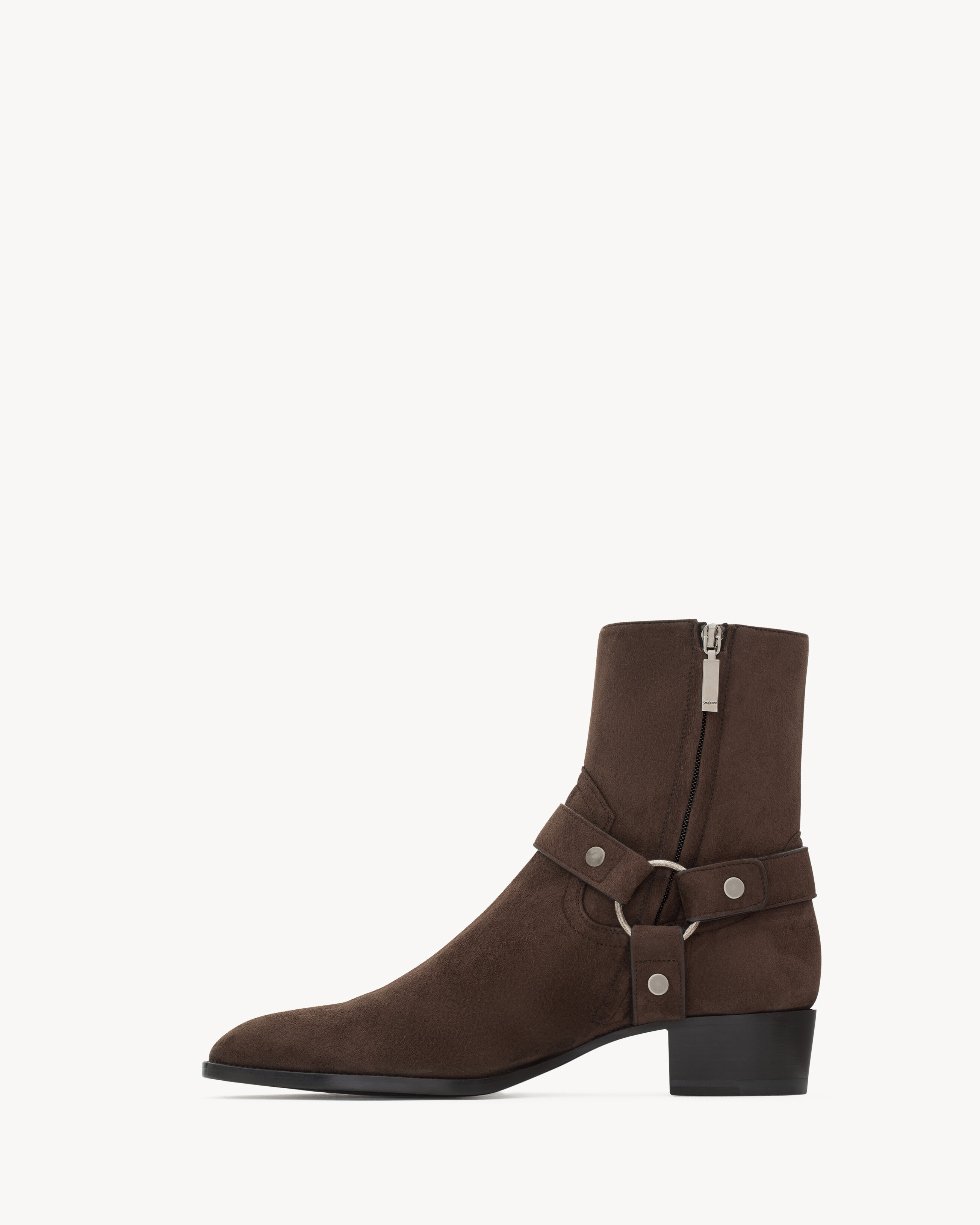 WYATT HARNESS BOOTS IN SUEDE - 3