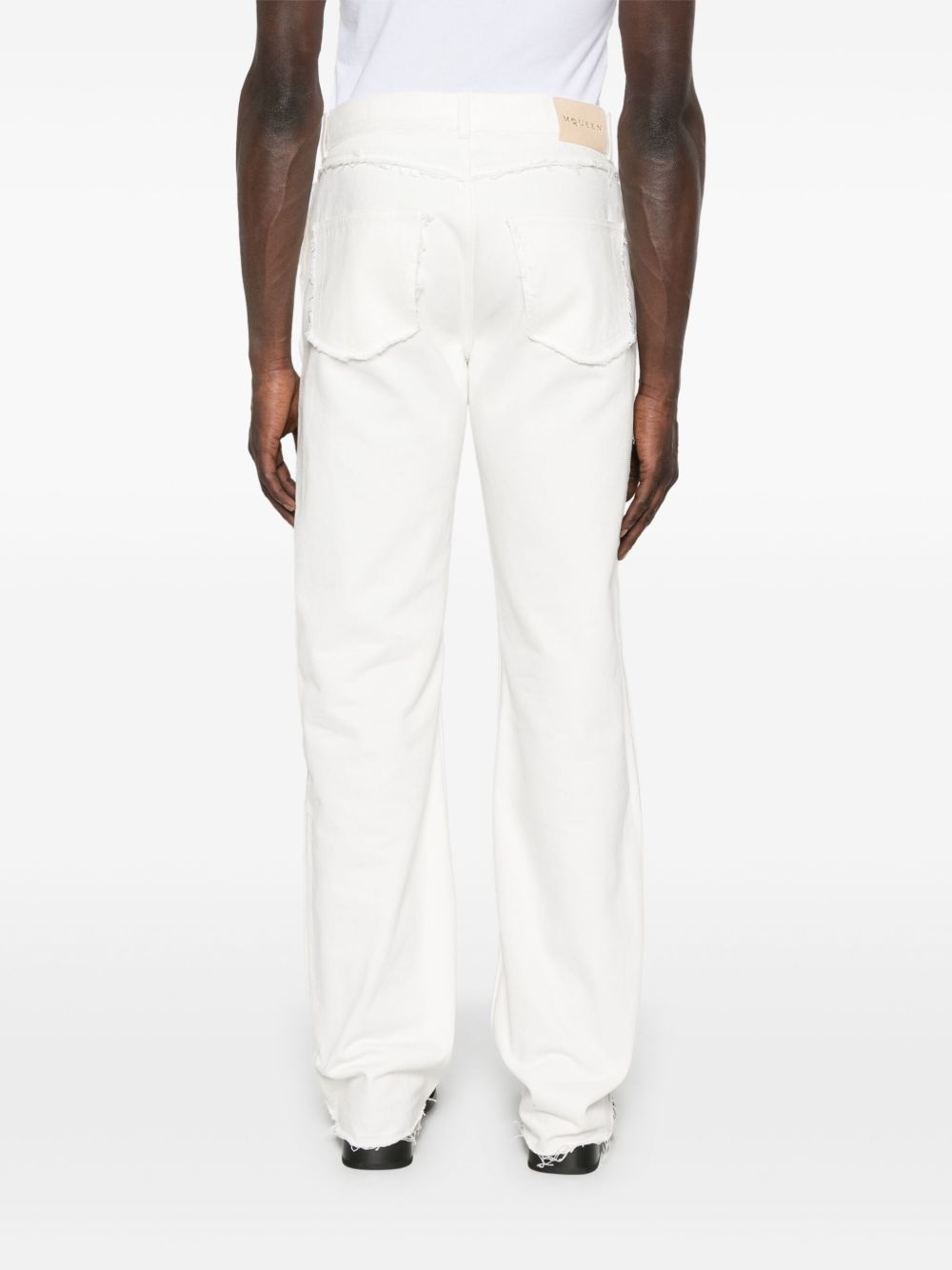 raw-cut jeans - 4