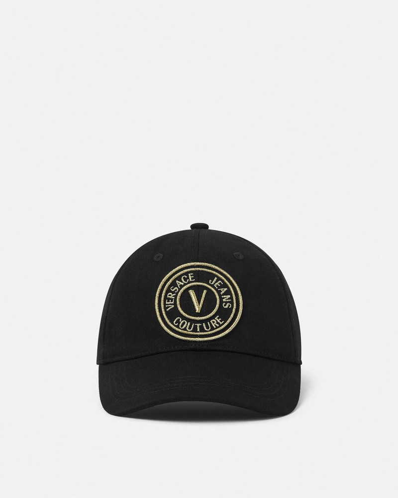 Embroidered V-Emblem Baseball Cap - 1