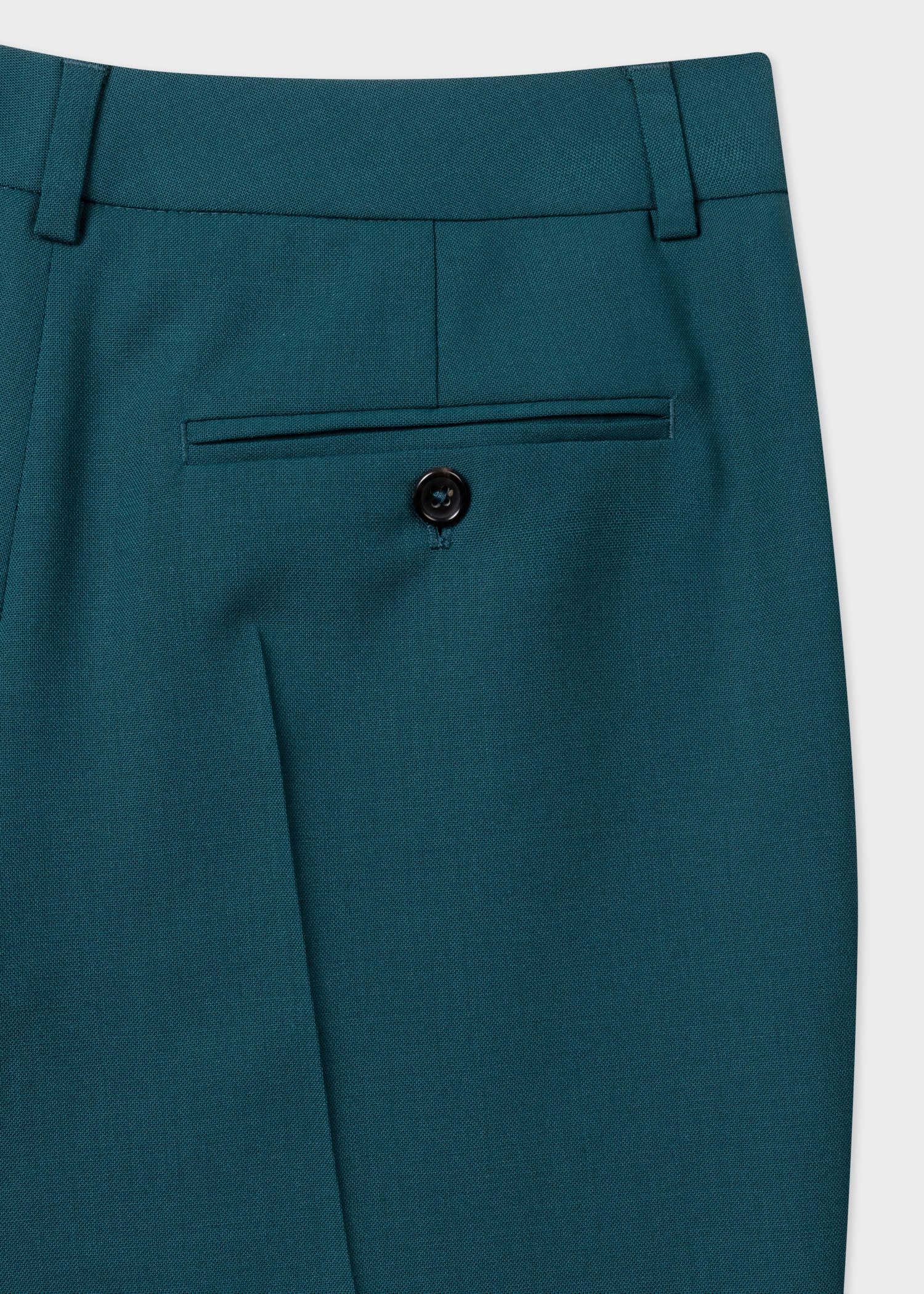 Women's Wool-Hopsack Slim-Fit Suit - 5